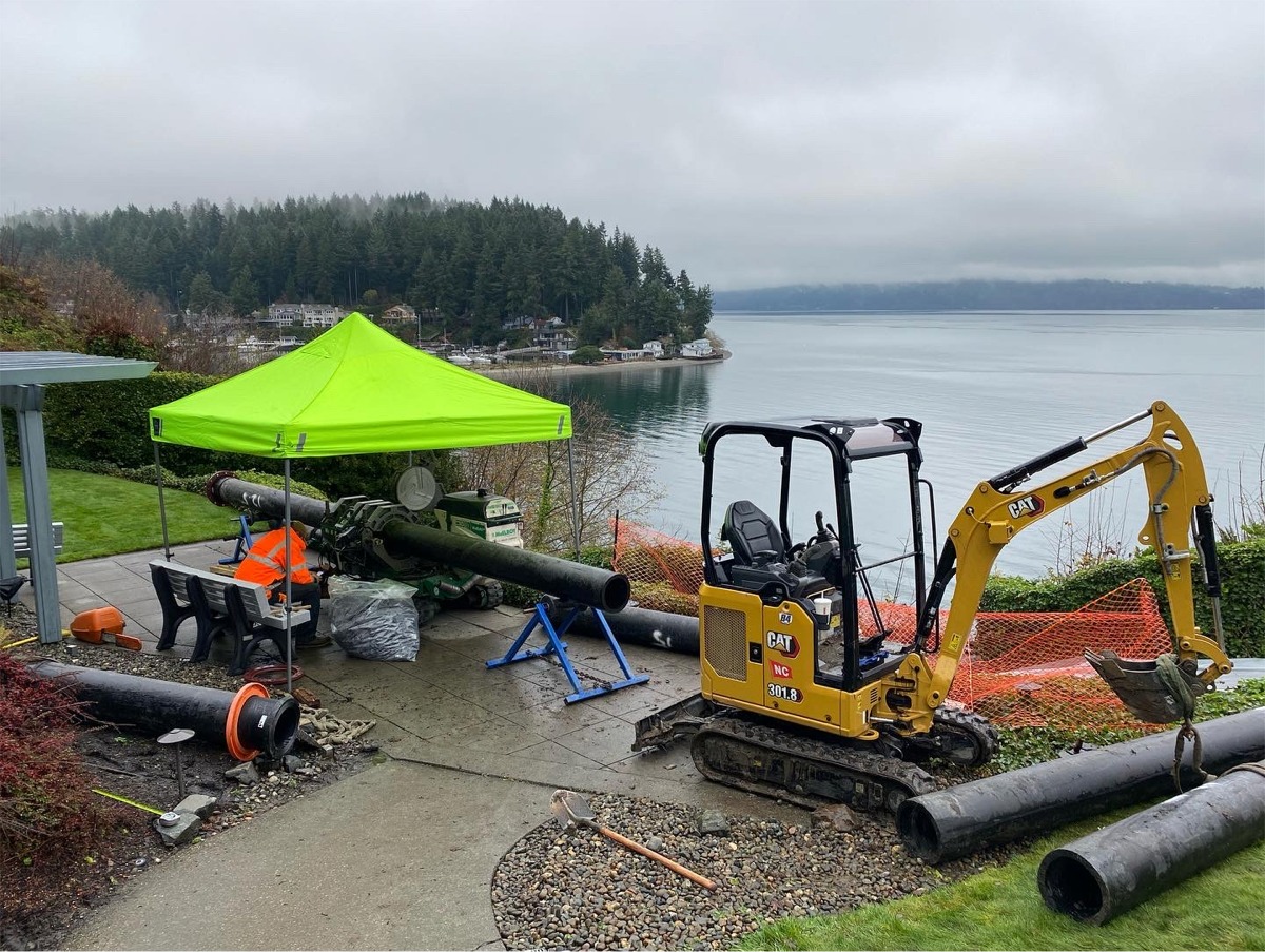 HDPE Pipe Fusing for Storm Drain Pipe